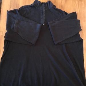 1/4 Zip Brown Sweater